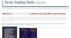 Desktop Screenshot of cjatradingtools.com
